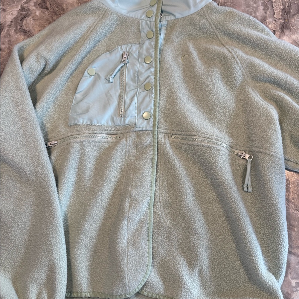 ZYIA Mint Fleece Jacket with Hood
